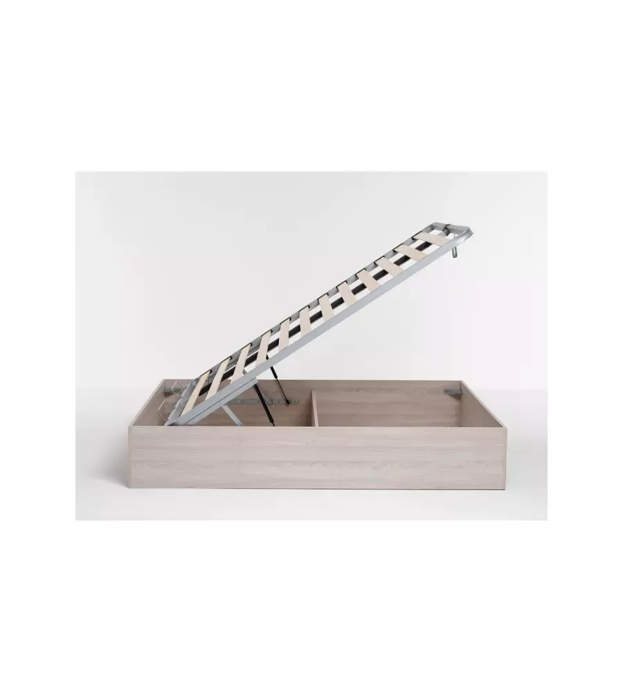 LETTO MATRIMONIALE CONTENITORE "BED BOX" OLMO NATURALE 160X190 CM